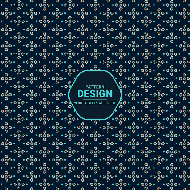 Seamless vector textile pattern design