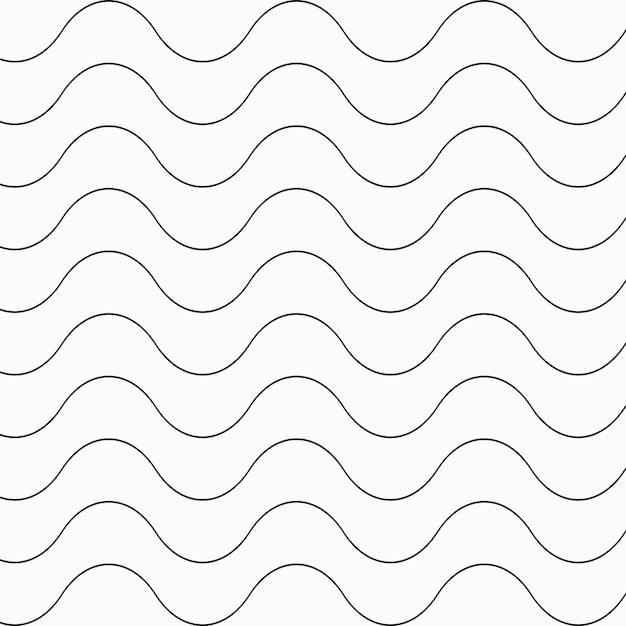 seamless vector waves minimalist