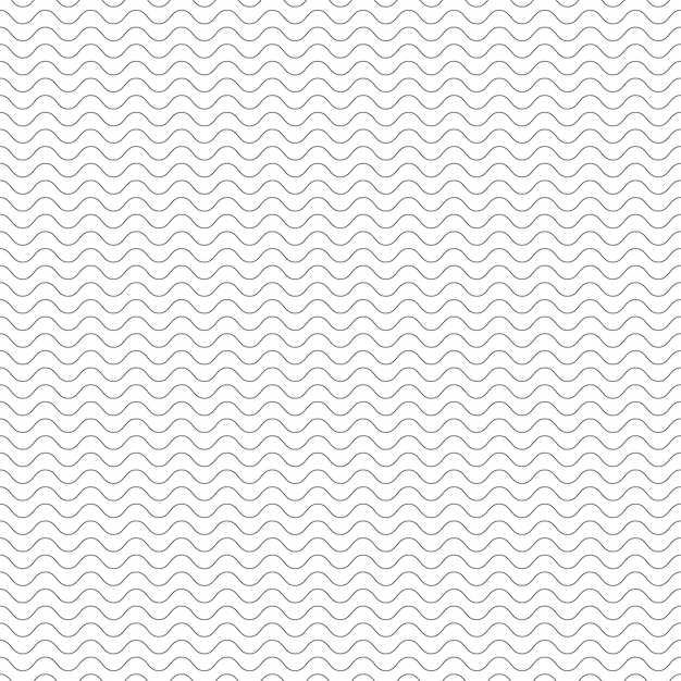 Seamless wavy lines pattern
