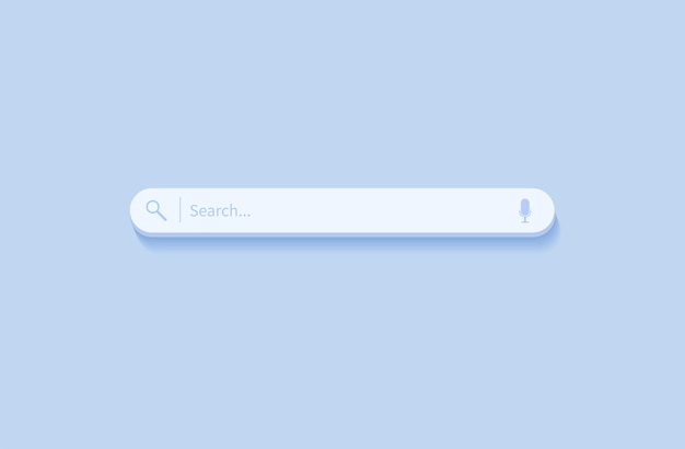 search bar design element search bar for website and ui mobile apps
