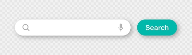 Search bar with round corners internet browser engine with search box address bar and text field ui