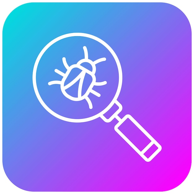 Search Bug vector icon Can be used for Computer Programming iconset
