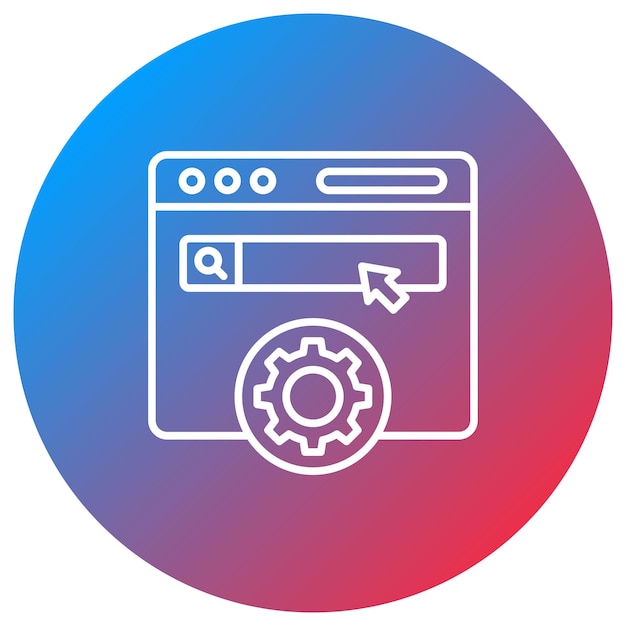 search engine optimization icon vector image can be used for internet marketing service