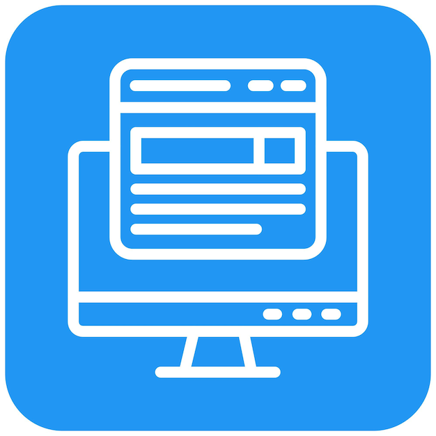 Search engine Vector Icon Design Illustration