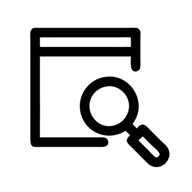 Search Find Magnifying Glass Vector Icon