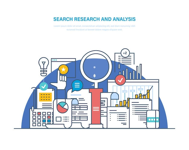Search research and analysis Problem solving data analytics and research