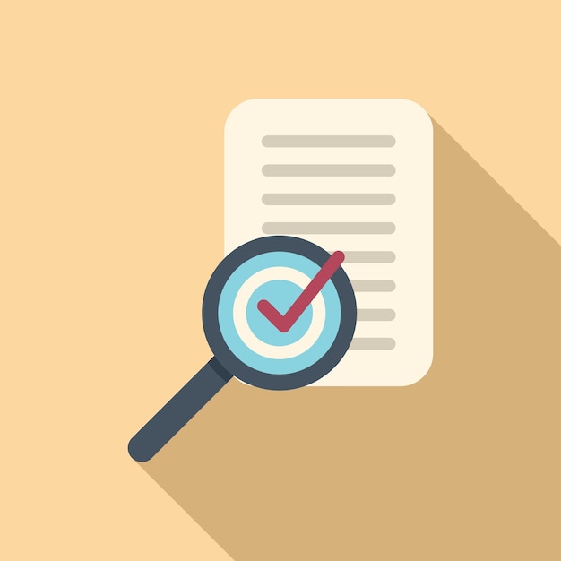 Search task shedule icon flat vector Person calendar Time event