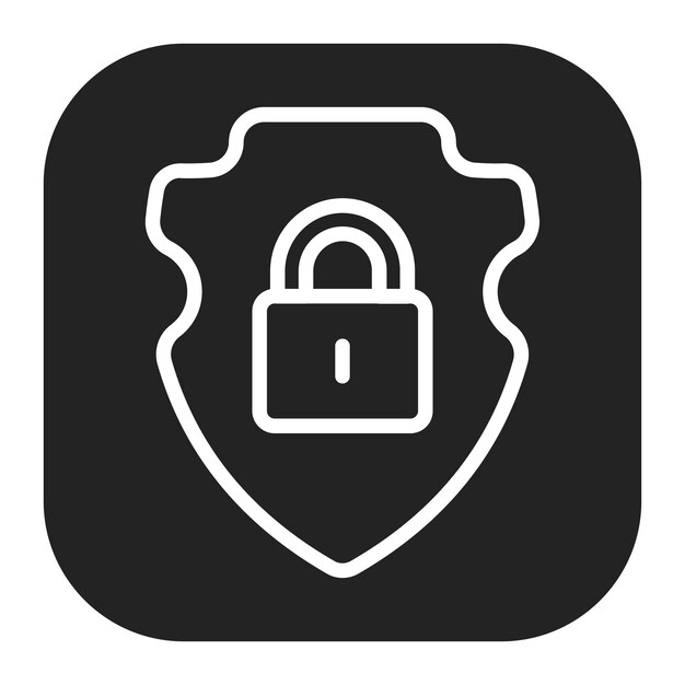 secure badge icon vector image can be used for information security