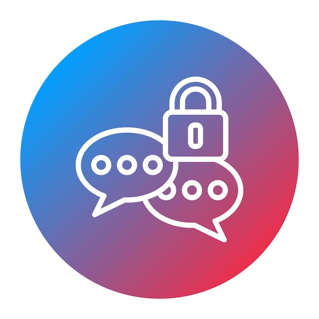Secure communication icon vector image Can be used for Information Security