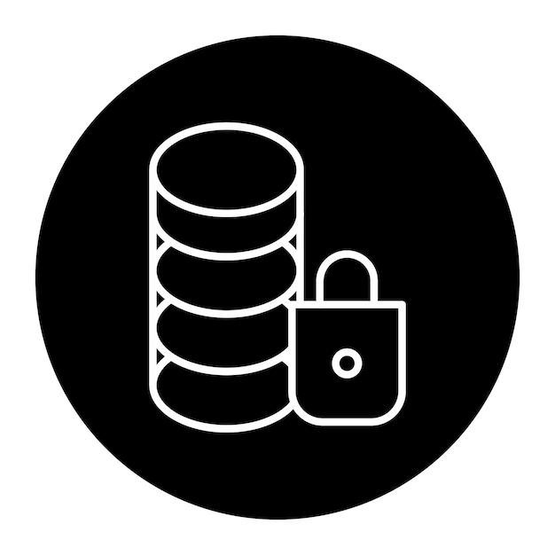 Secure Database Icon