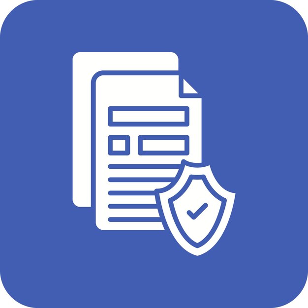Secure Document icon vector image Can be used for Networking and Data Sharing