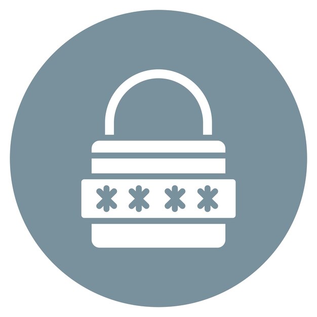 Secure Pasword icon vector image Can be used for Biometrics