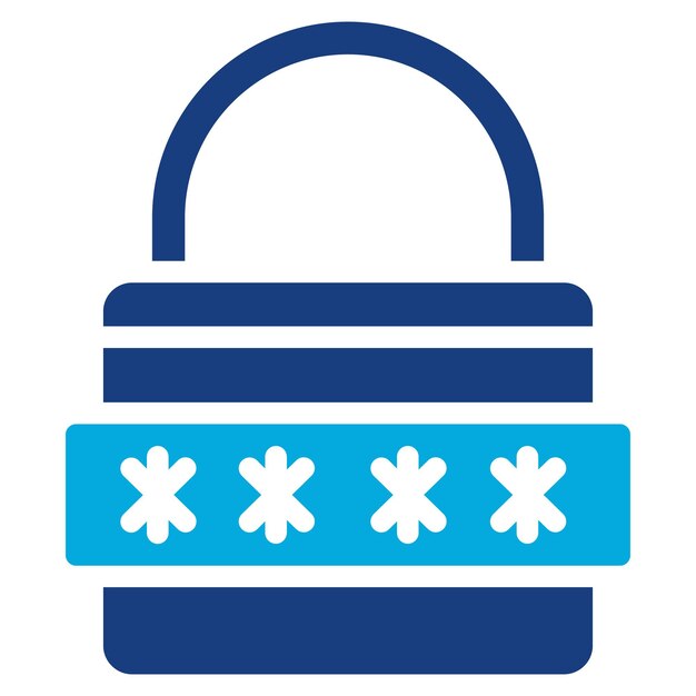 Secure Pasword icon vector image Can be used for Biometrics