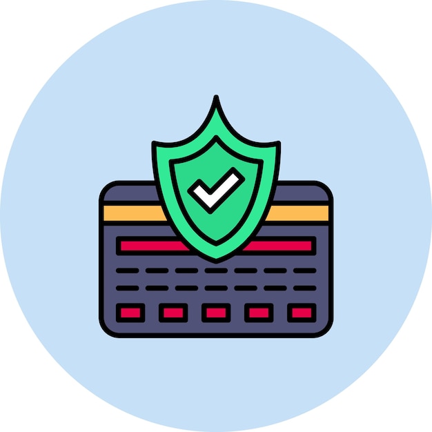 Secure Payment Flat Illustration