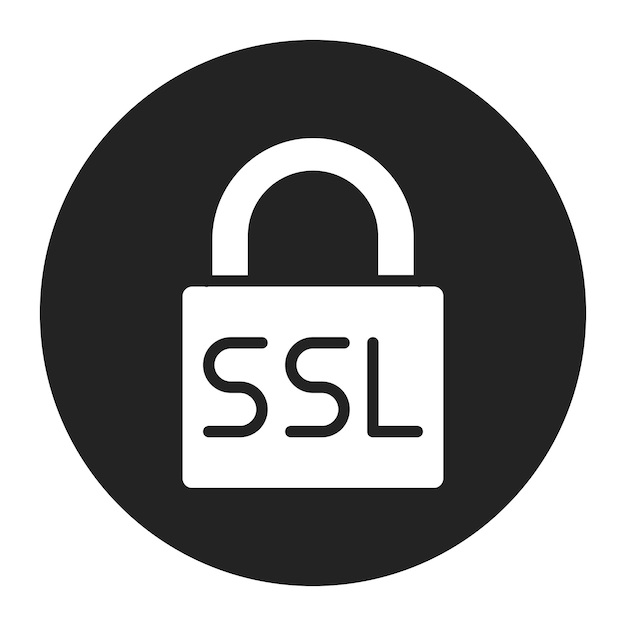 secure socket icon vector image can be used for information security