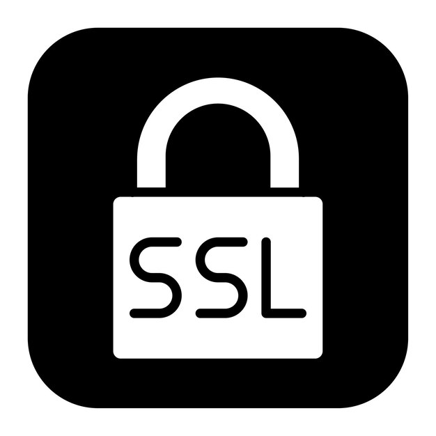 secure socket icon vector image can be used for information security