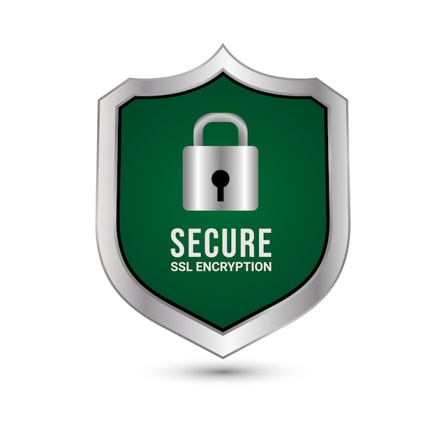 secure ssl encryption logo secure connection icon vector illustration ssl certificate icon secure