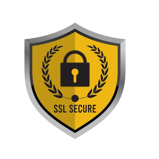 Secure ssl Encryption Logo Secure Connection Icon Vector Illustration Ssl Certificate Icon Secure