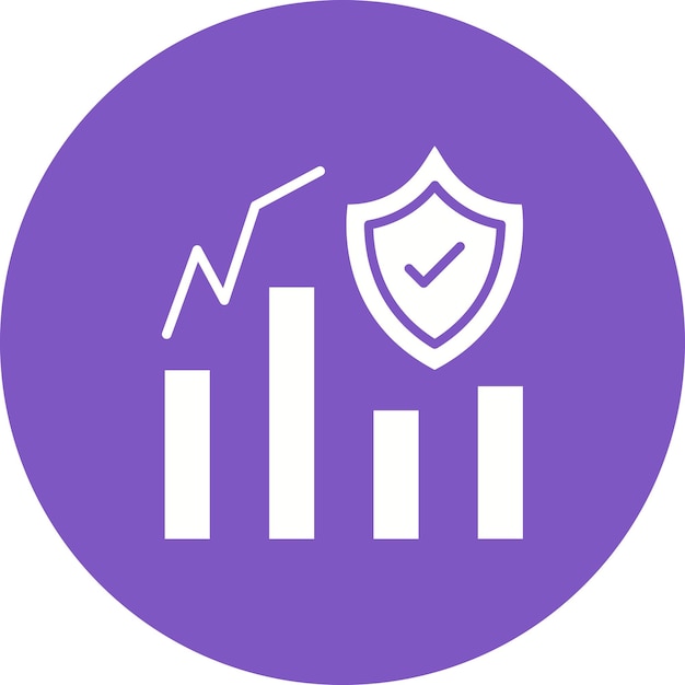 Secure Statistics icon vector image Can be used for Security