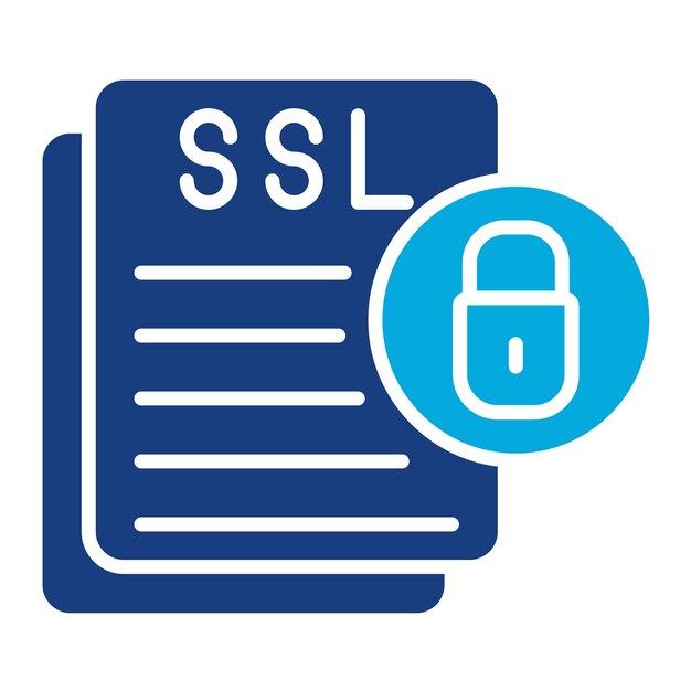 Security Certificate Duotone Illustration