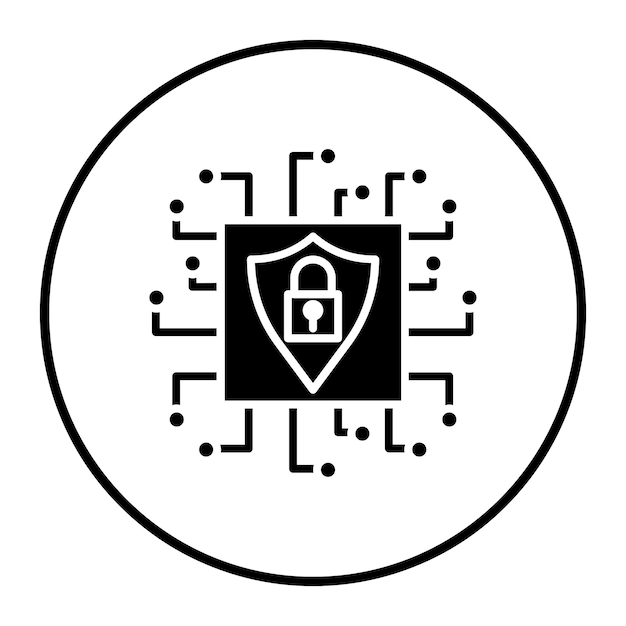security network vector illustration