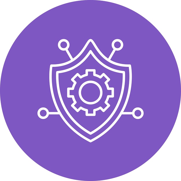 security settings icon vector image can be used for security