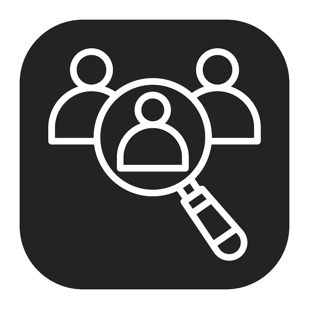 selection icon vector image can be used for hiring process
