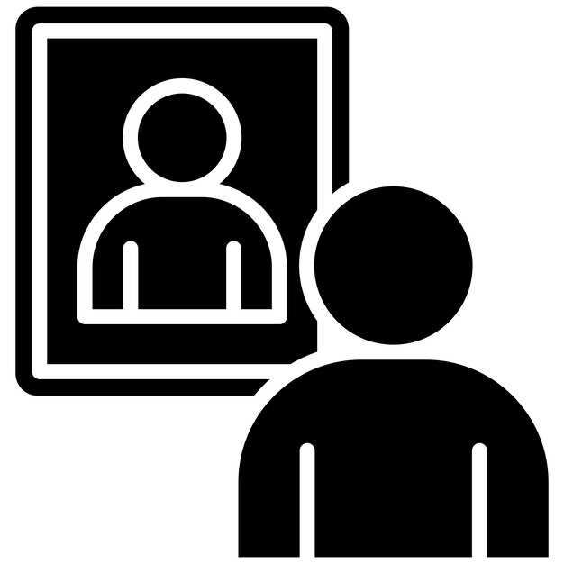 Self Awareness vector icon Can be used for Personality Traits iconset