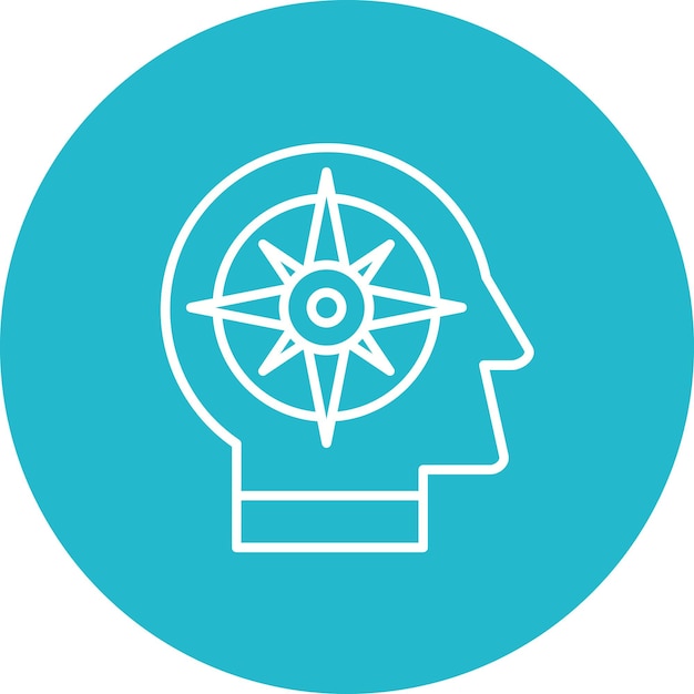 self exploration icon vector image can be used for data analytics