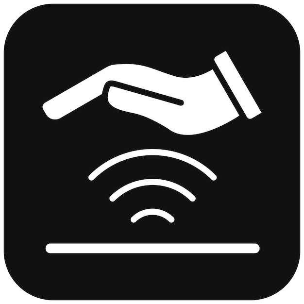 Sensor vector icon Can be used for Biometrics iconset