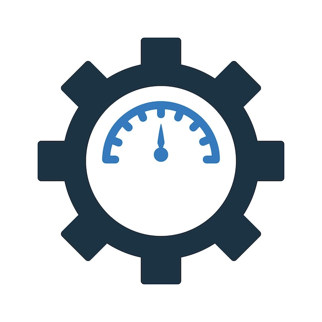 seo dashboard speed icon simple editable vector illustration