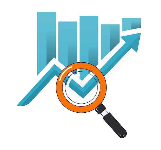 seo growth infographic concept background