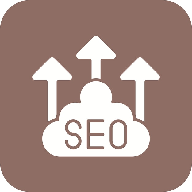 SEO simgesi vektör görüntüsü, Dijital Pazarlama için kullanılabilir