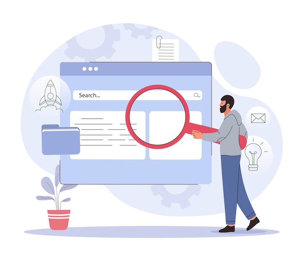 SEO-specialist med lup