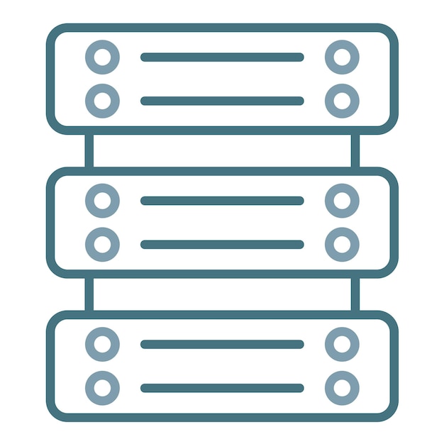 Server Flat Illustration