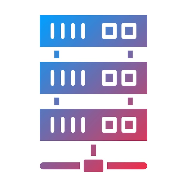 Server icon vector image Can be used for Computer and Hardware