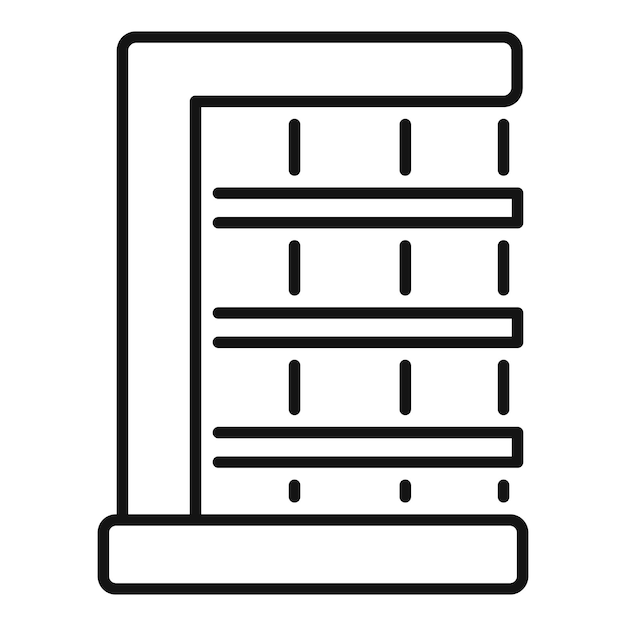 Server room icon showing data storage system
