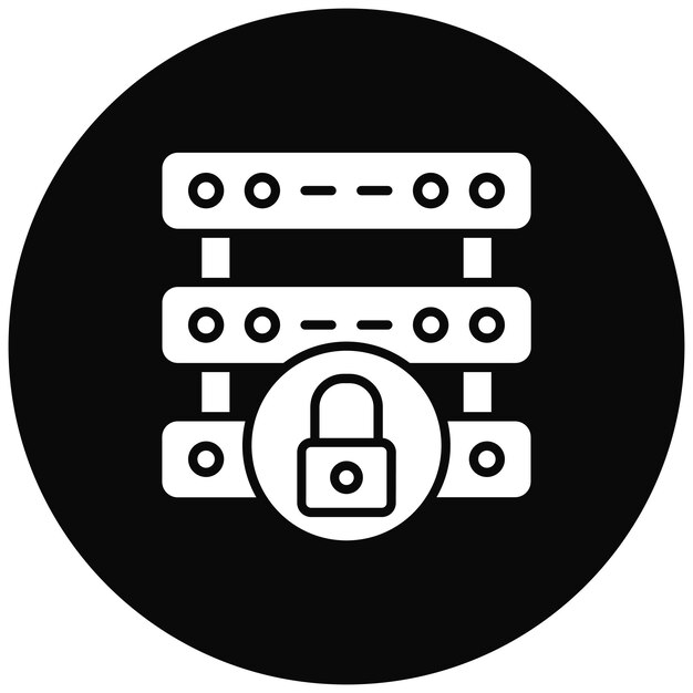 Server Security icon vector image Can be used for Protection and Security
