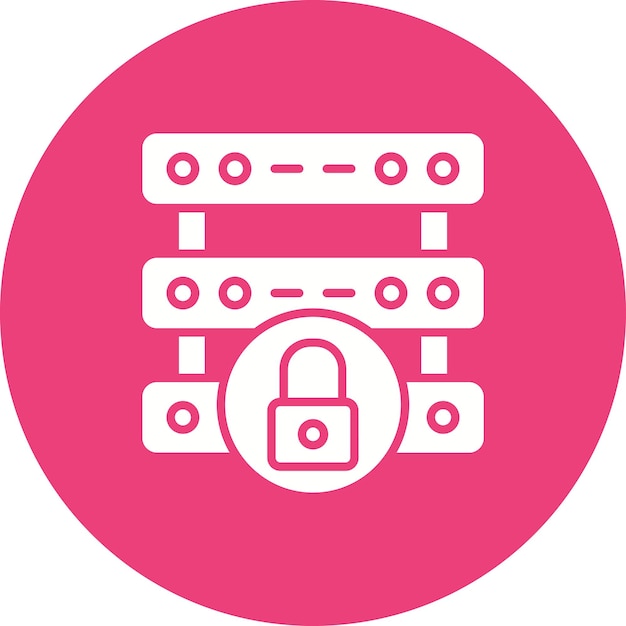 server security icon vector image can be used for protection and security