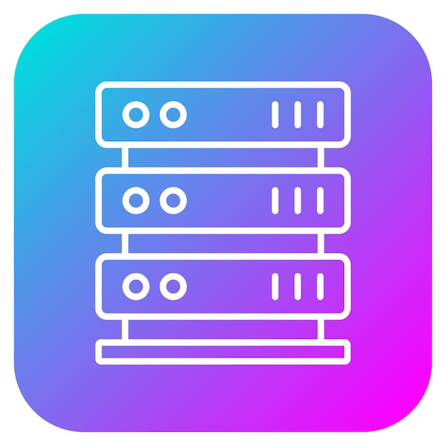 server vector icon can be used for computer and hardware iconset