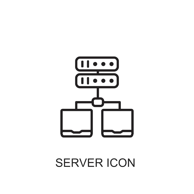 Server vector icon icon