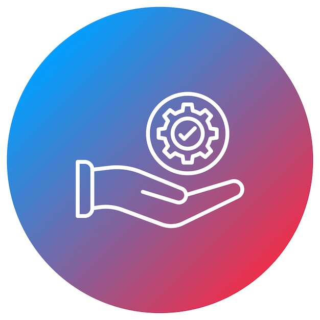 service icon vector image can be used for marketing technology