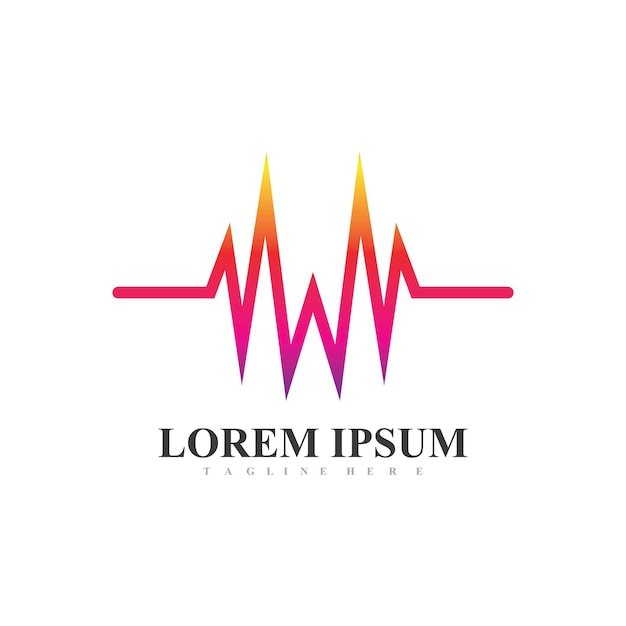 Ses dalgaları vektör illüstrasyonu