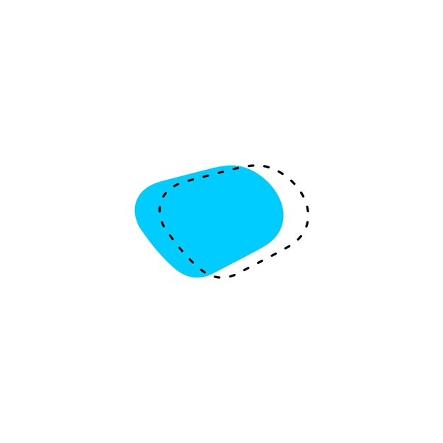 set brush element vector with black color illustration