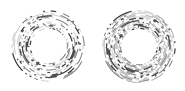 set design elements symbol editable halftone frame dot circle pattern on white background vector illustration eps 10 frame with black random dots round border icon using halftone circle dots text