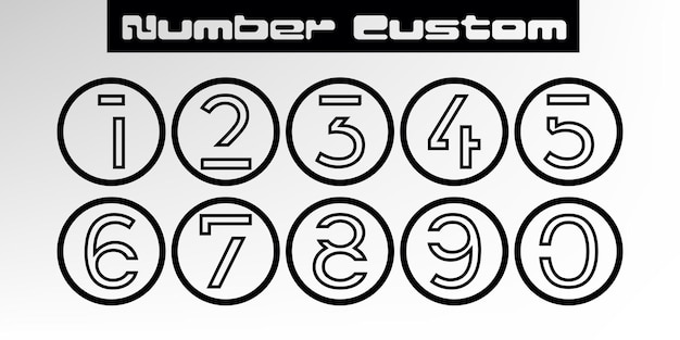 set numbers custom with a variety of the latest models 29