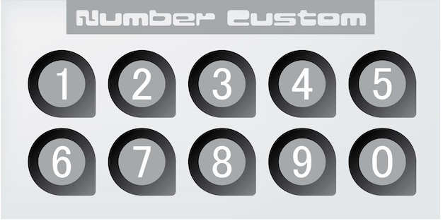 set numbers custom with a variety of the latest models 63