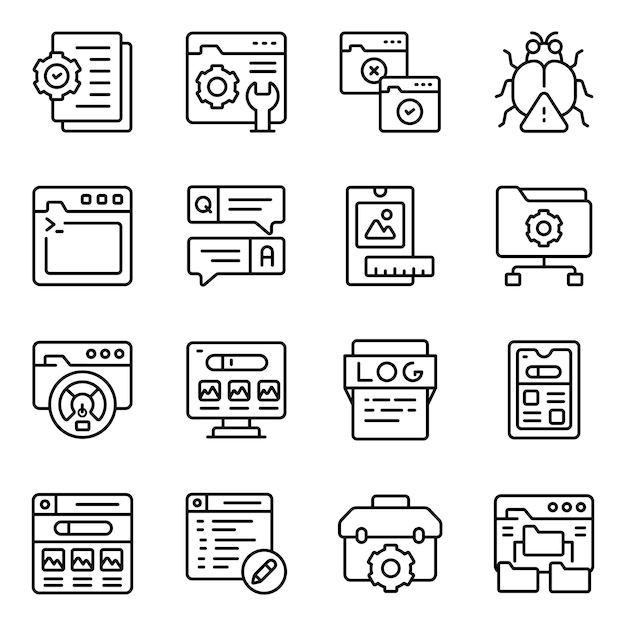 Set of Advertisement Flat Isometric Icons