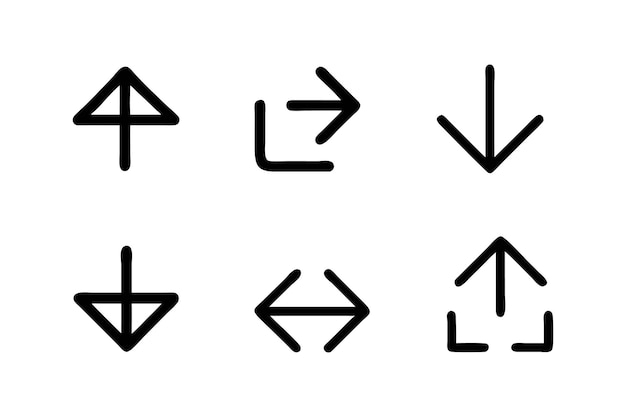 Set of Arrows for Navigation and Directional Communication