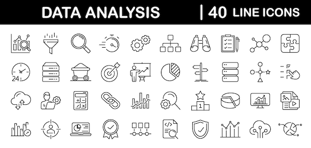 Set of clouds Cloud icon Different shape clouds in a linear style Set of different sky n line or outline Cloudy shape collection Vector illustration